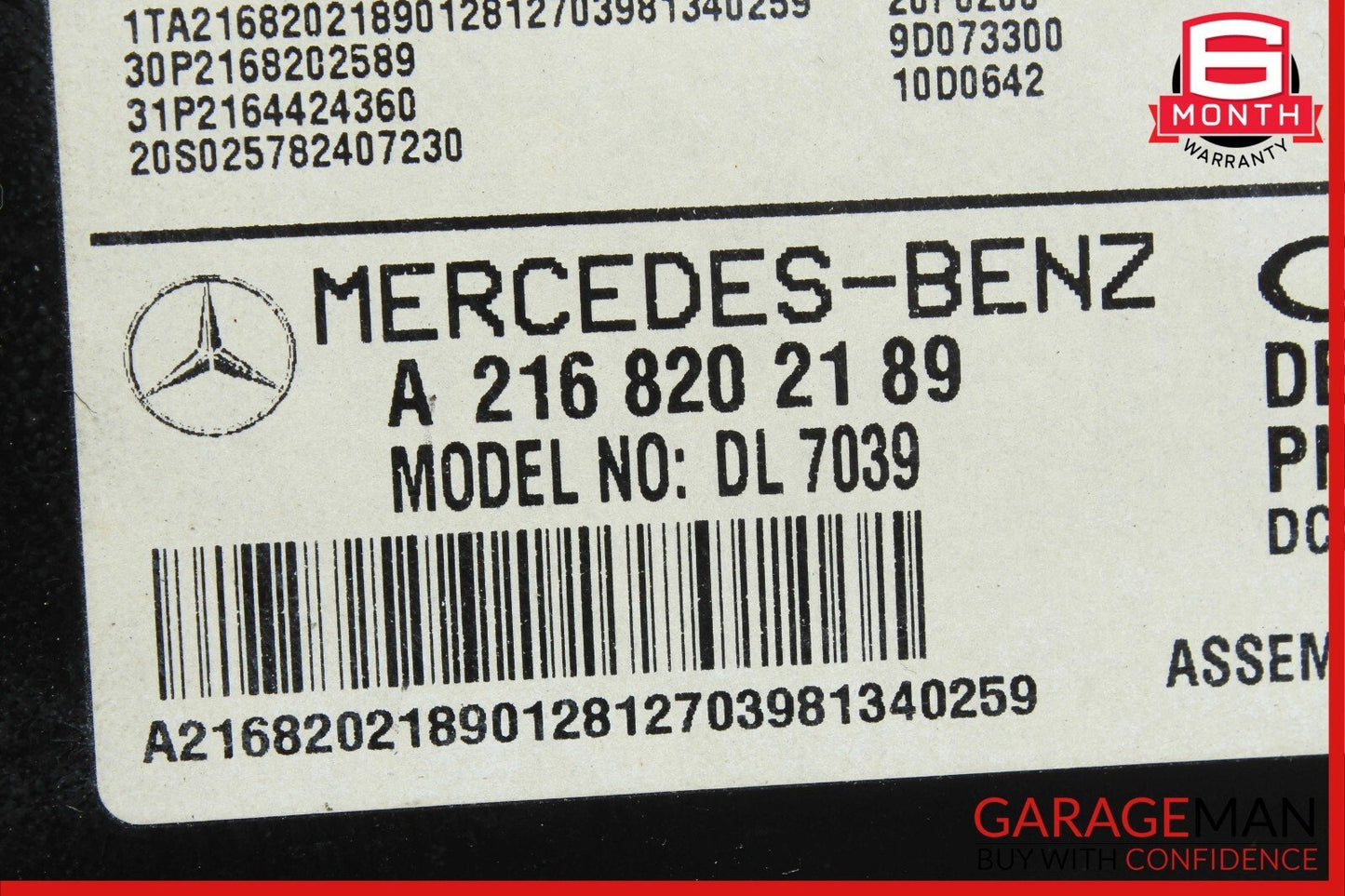 07-14 Mercedes W219 CLS550 SLK350 CL63 Sirius Satellite Radio Module Receiver