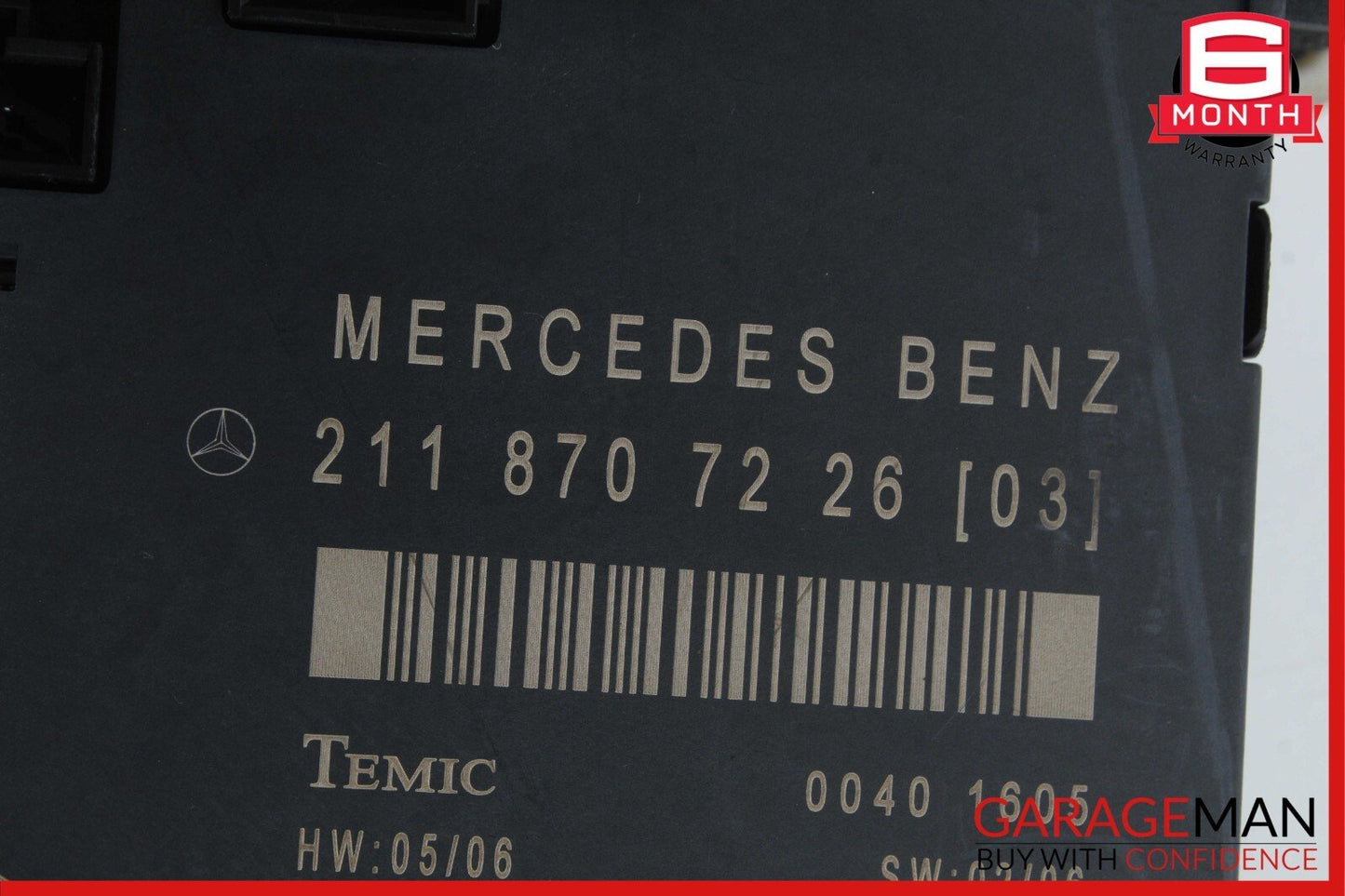 03-09 Mercedes W211 E320 E350 E63 AMG Front Right Door Controller Module Unit