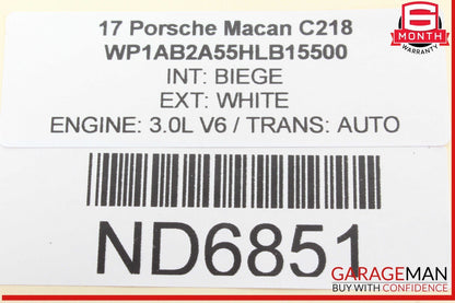 15-24 Porsche Macan 95B Trunk Liftgate Lid Control Module Unit 7P5959107E OEM