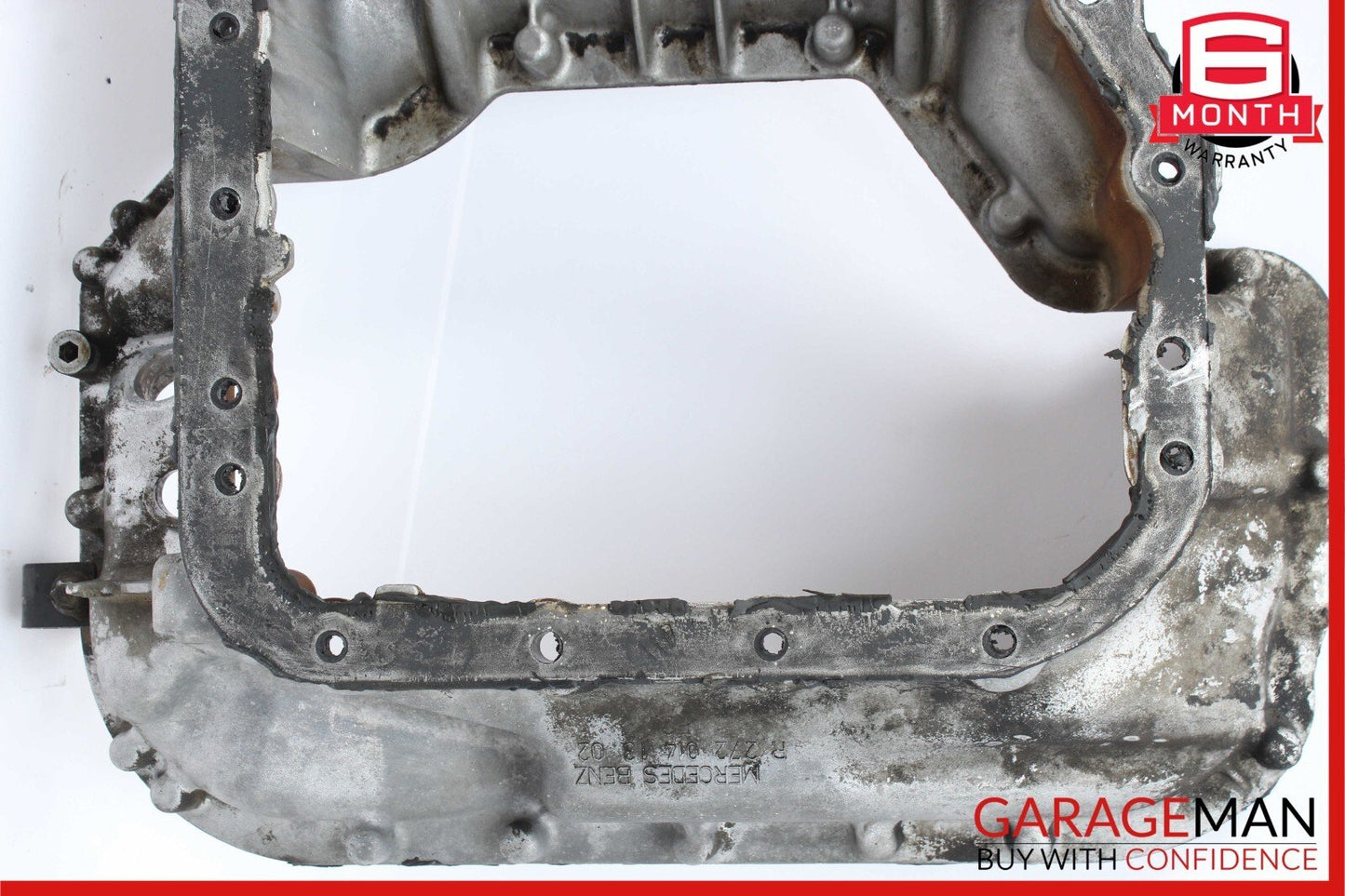 06-13 Mercedes W251 R350 SLK300 Engine Upper Oil Sump Baffle Pan 2720142002 OEM