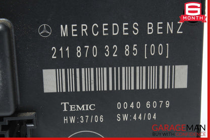 03-09 Mercedes W211 E550 E320 E500 Rear Right Side Door Controller Module Unit