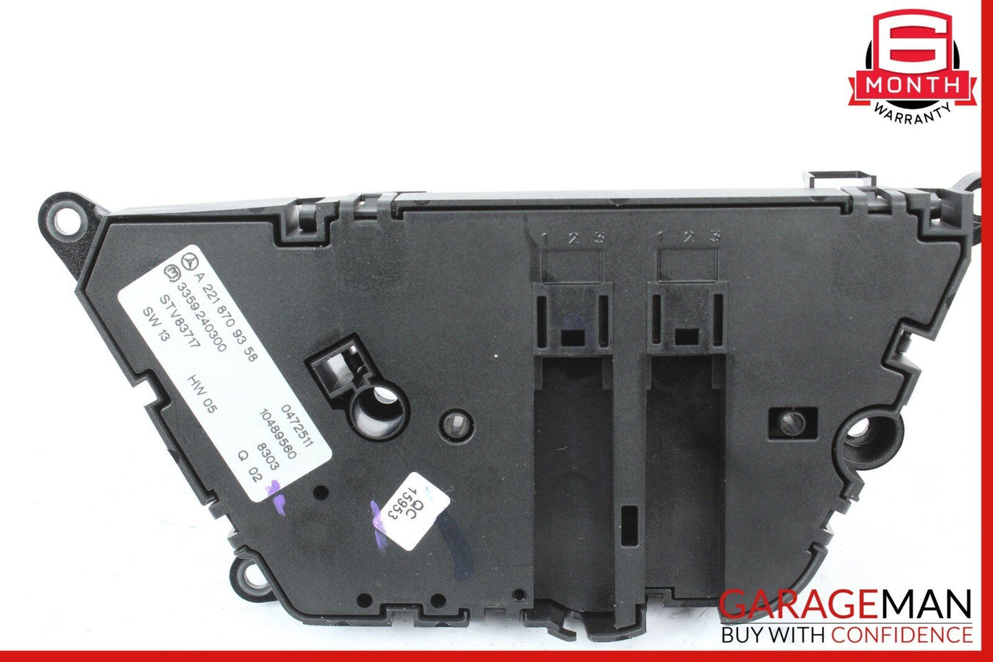 07-14 Mercedes W221 S600 CL550 Front Right Passenger Seat Control Memory Switch
