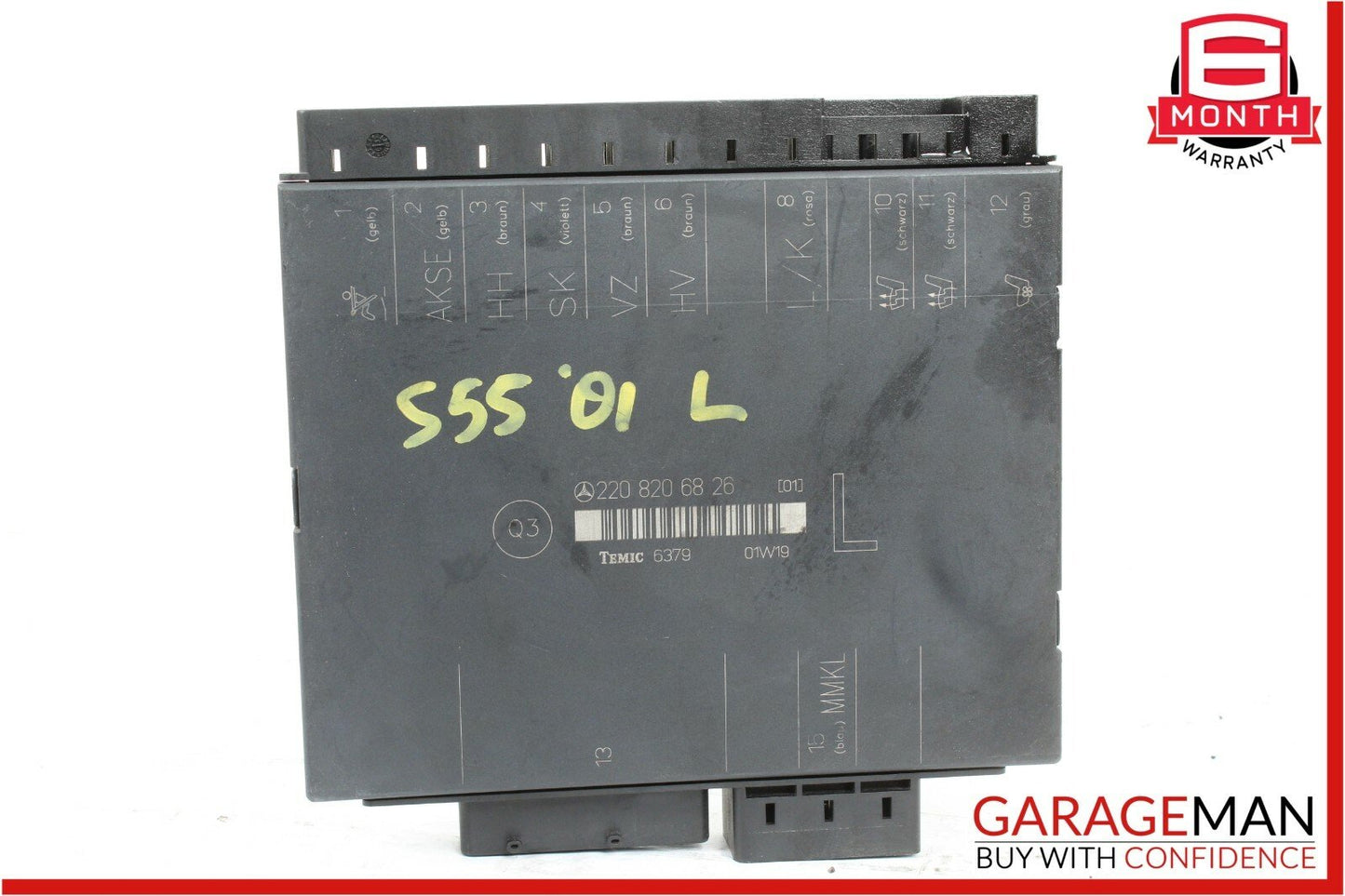 00-06 Mercedes W220 S500 S55 AMG Front Left Side Seat Controller Module Unit