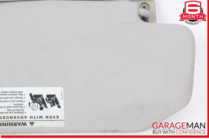 09-13 Mercedes W251 R350 4MATIC Front Left Side Sun Visor Sun Shade Gray OEM