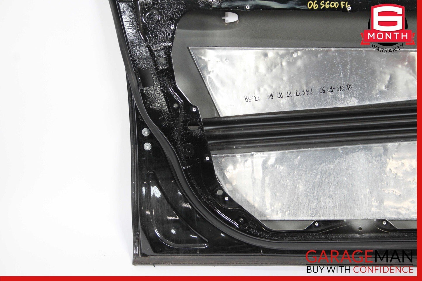 07-13 Mercedes W221 S550 Front Left Exterior Door Shell Frame Panel Black