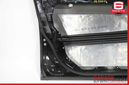 07-13 Mercedes W221 S550 Front Left Exterior Door Shell Frame Panel Black
