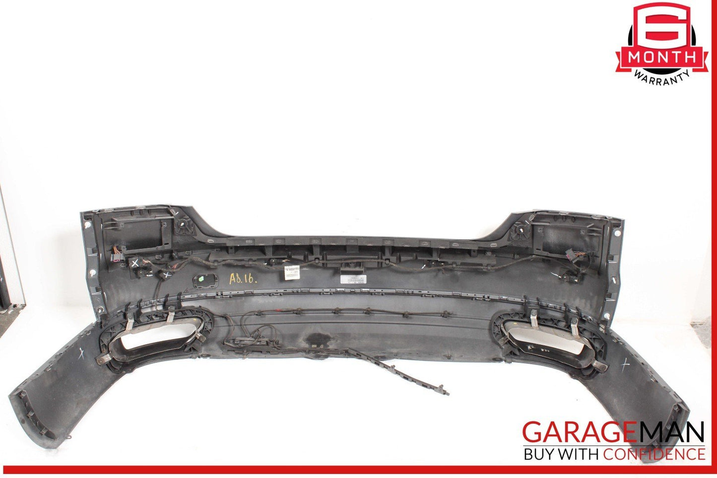 15-18 Audi A8 Rear Bumper Cover Assembly Grey 4H0807067E OEM