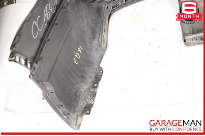 17-19 Audi Q7 Rear Bumper Cover Assembly Black OEM