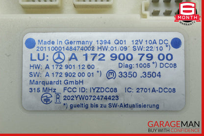 10-15 Mercedes C250 CLS550 E350 Keyless Go Entry Control Module Unit