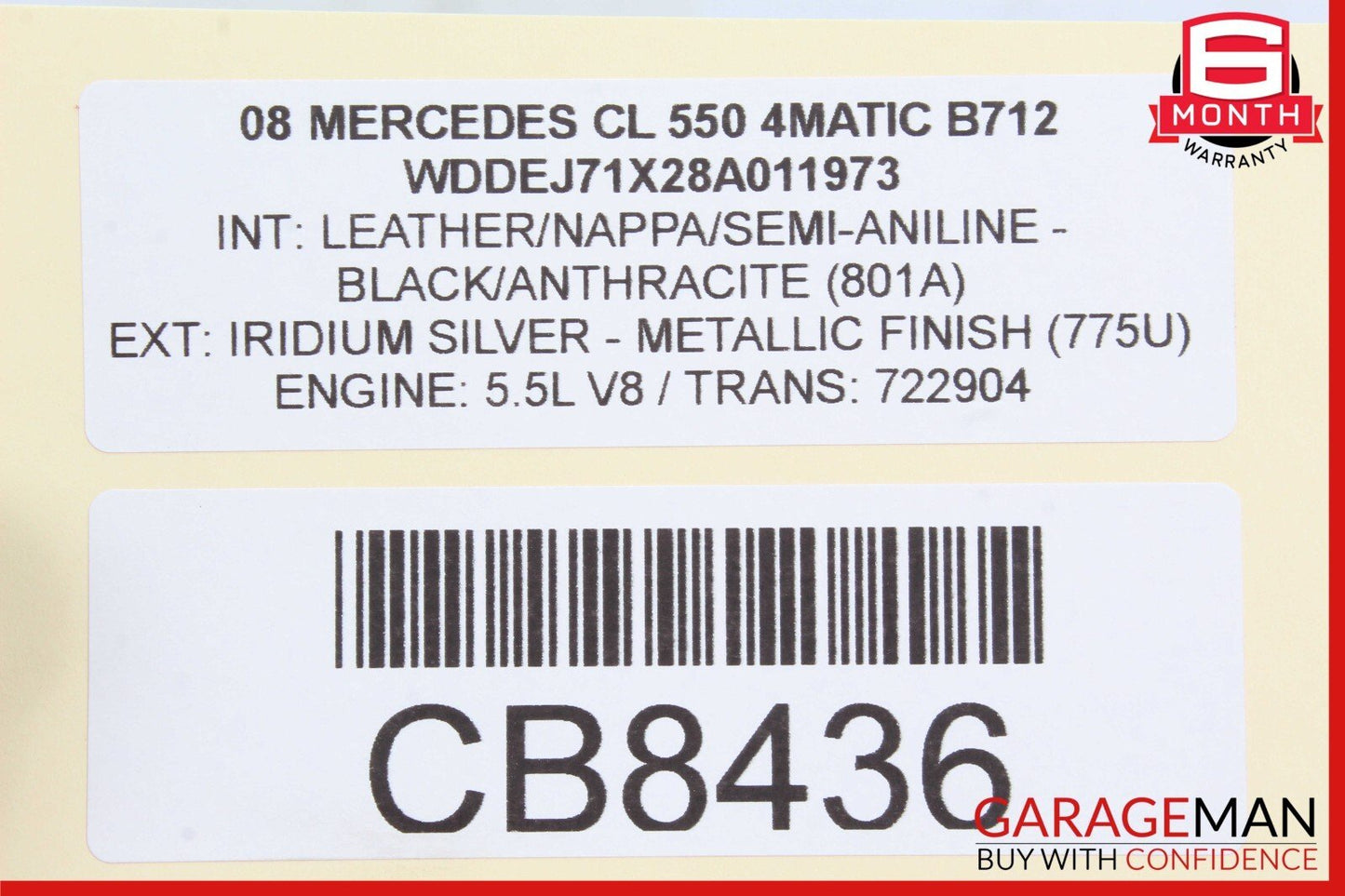 07-14 Mercedes W216 CL550 S550 Headlight Switch Night Vision Control Module OEM