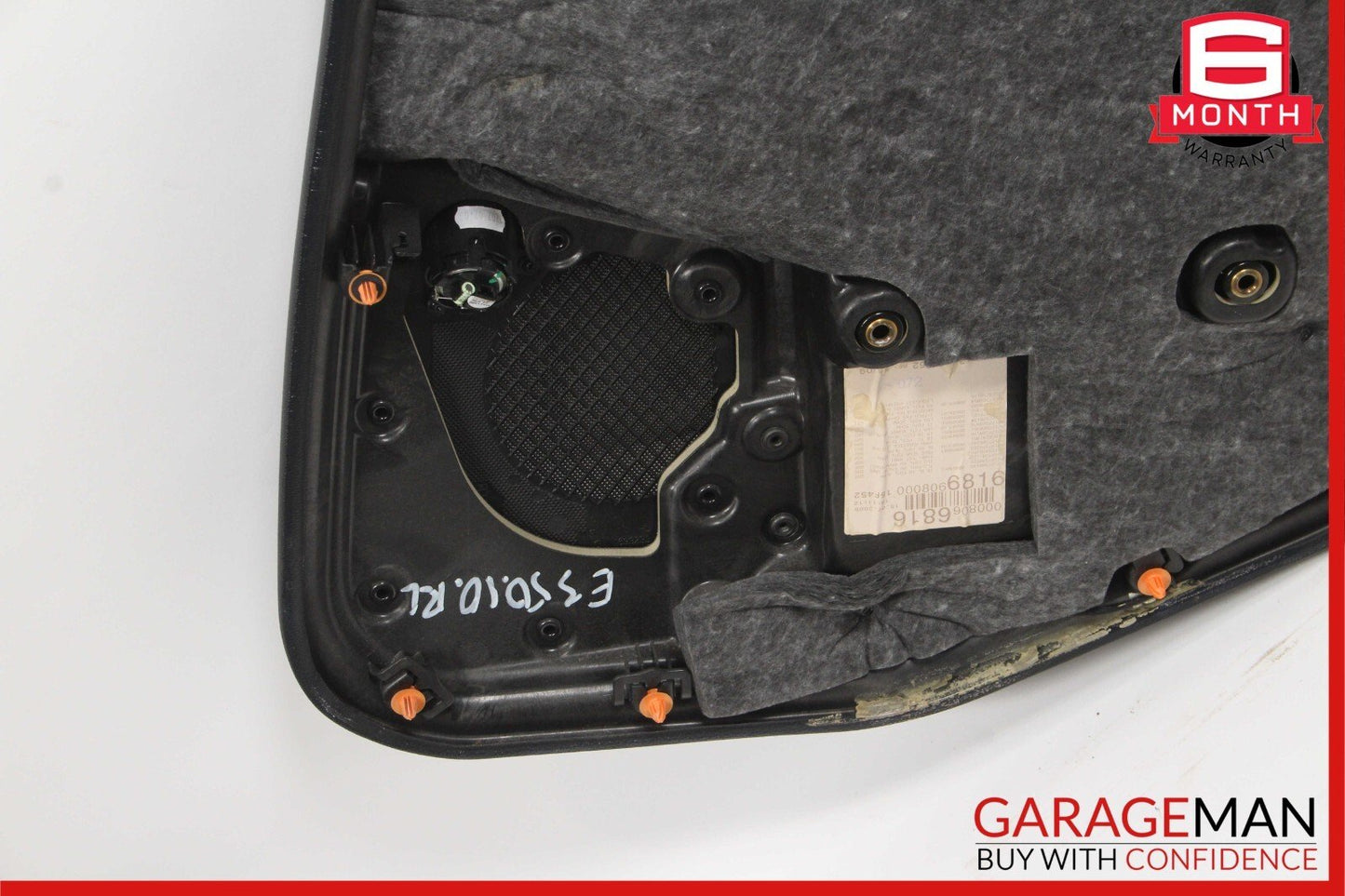10-13 Mercedes W212 E350 E500 E250 Rear Left Side Interior Door Panel Grey