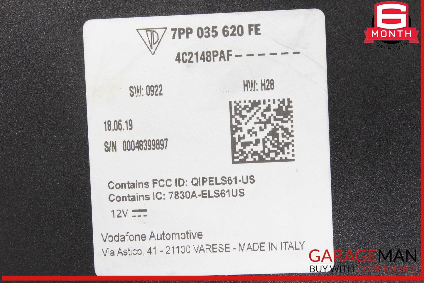 19-24 Porsche Macan 95B GPS Navigation Control Module Unit 7PP035620FE OEM