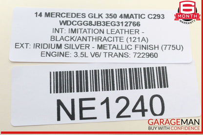08-18 Mercedes X204 GLK350 4MATIC Front Right Side Door Control Module OEM
