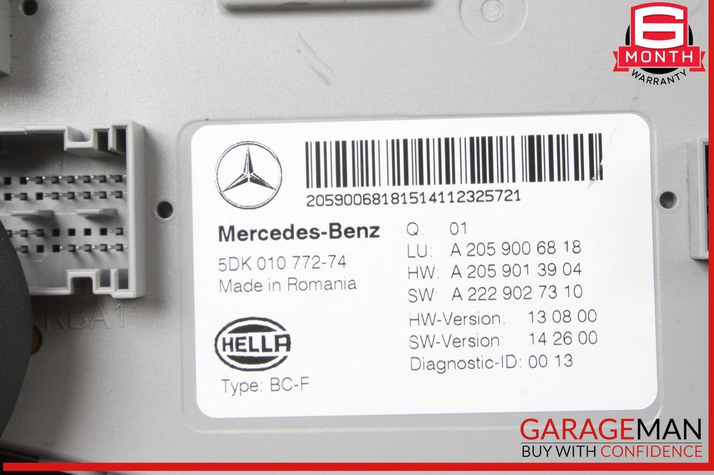 15-18 Mercedes W205 C300 C400 Dashboard Sam Signal Acquisition Module Unit OEM