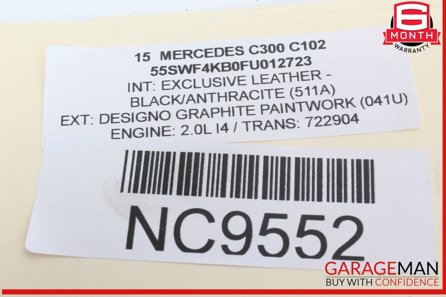 15-20 Mercedes W205 C300 C400 GLC300 Dash Headlight Switch Control Module OEM