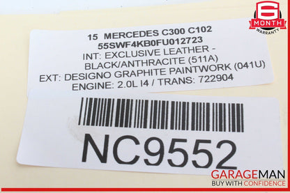 15-20 Mercedes W205 C300 C400 GLC300 Dash Headlight Switch Control Module OEM