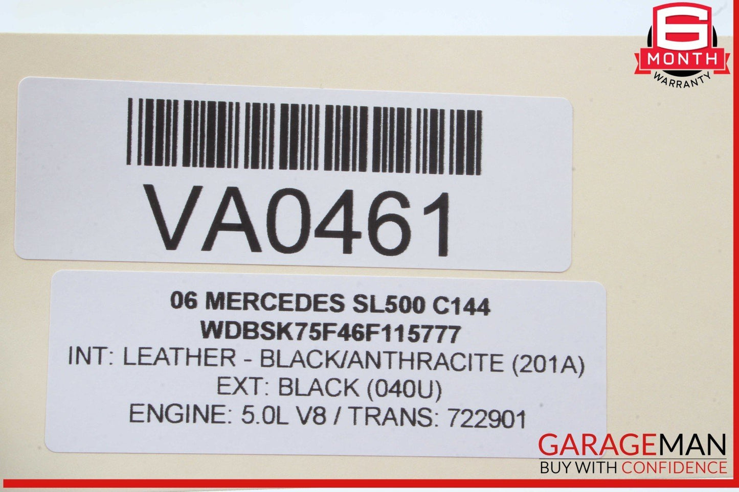 03-11 Mercedes R230 SL500 Headlight Lamp Control Switch Module Trim Panel OEM