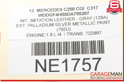 08-18 Mercedes W204 C250 CGI Rear Left Driver Side Door Control Module Unit OEM