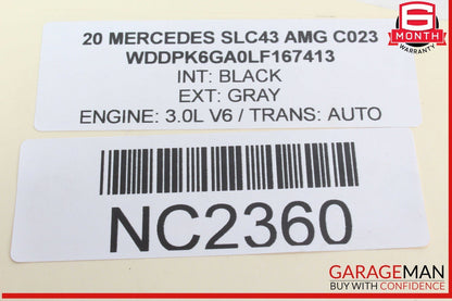 17-20 Mercedes R172 SLC43 AMG Right Side Engine Manifold Intermediate Flange OEM