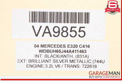 03-11 Mercedes W211 E320 CLS550 Body Control Module Unit BCM 2115452132 OEM