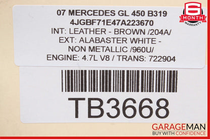 06-12 Mercedes X164 GL450 CLS550 SL550 TPMS Tire Pressure Antenna 0018277201 OEM