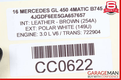 13-19 Mercedes X166 GL450 GL550 Caution Sensitive Devices Control Module Unit