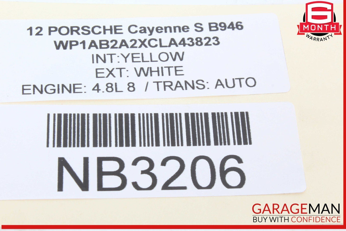 11-14 Porsche Cayenne S 958 Front Left Driver Side Sun Visor Sunvisor OEM