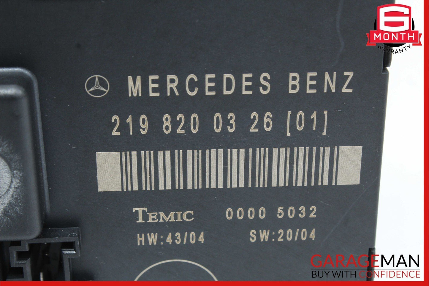 06-11 Mercedes W219 CLS550 CLS500 Rear Right Side Door Control Module Unit