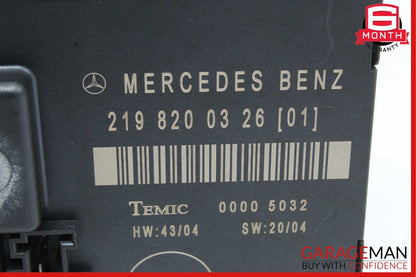 06-11 Mercedes W219 CLS550 CLS500 Rear Right Side Door Control Module Unit