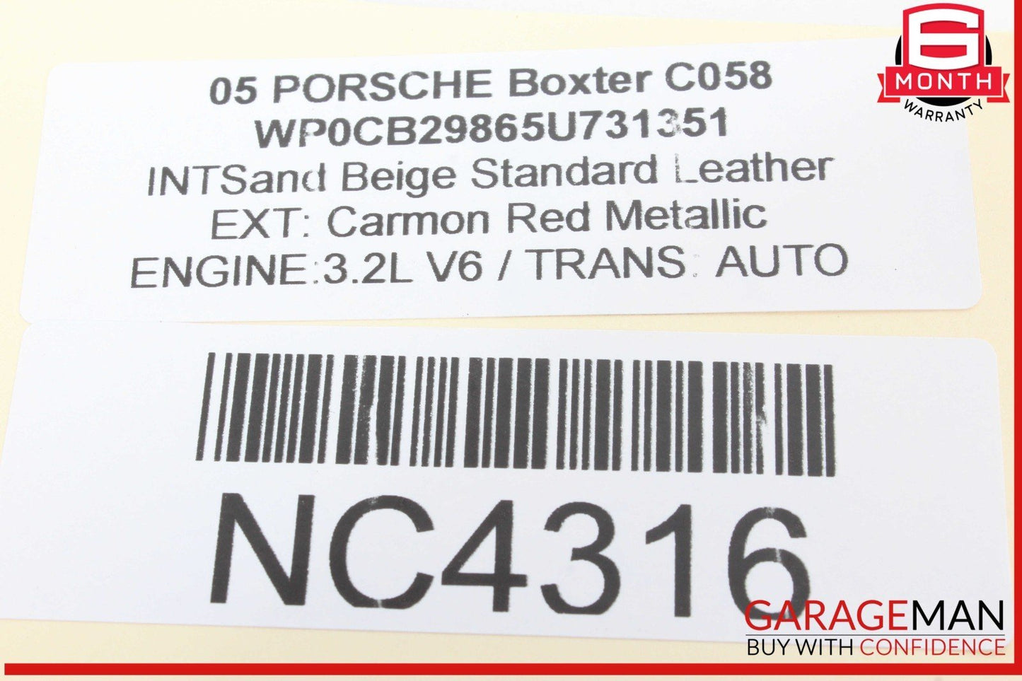 05-12 Porsche Boxter 987 Front Left or Right Side Lower Control Arm 99634134108