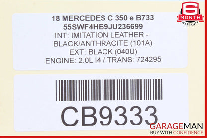 15-19 Mercedes W205 C350e C400 Media Center Dashboard Hazard Control Switch OEM