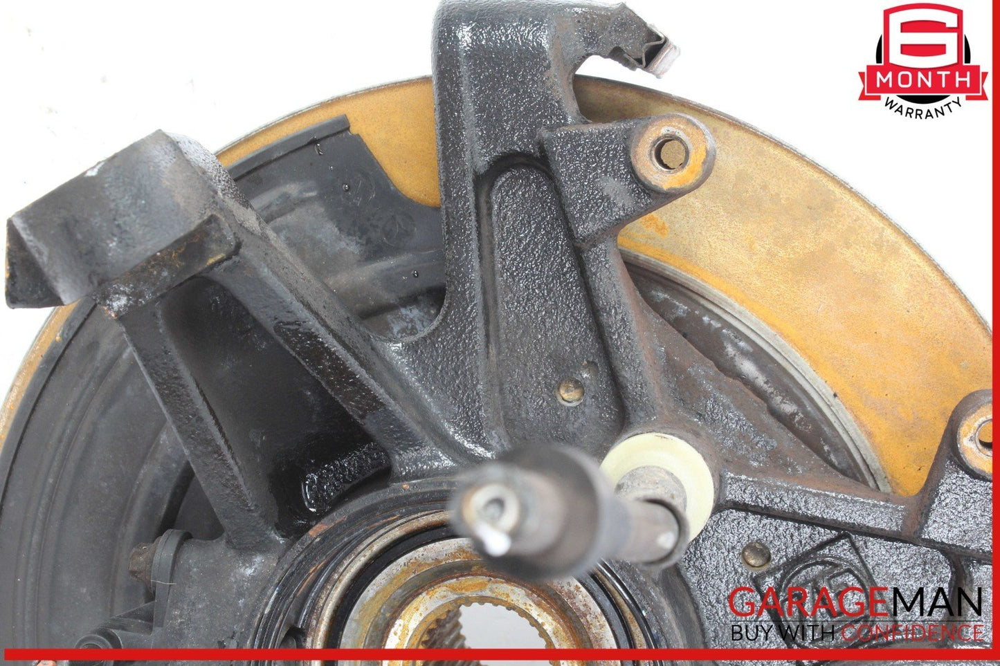 98-05 Mercedes W163 ML350 Rear Left Side Spindle Knuckle Hub w/ Rotor Disc OEM