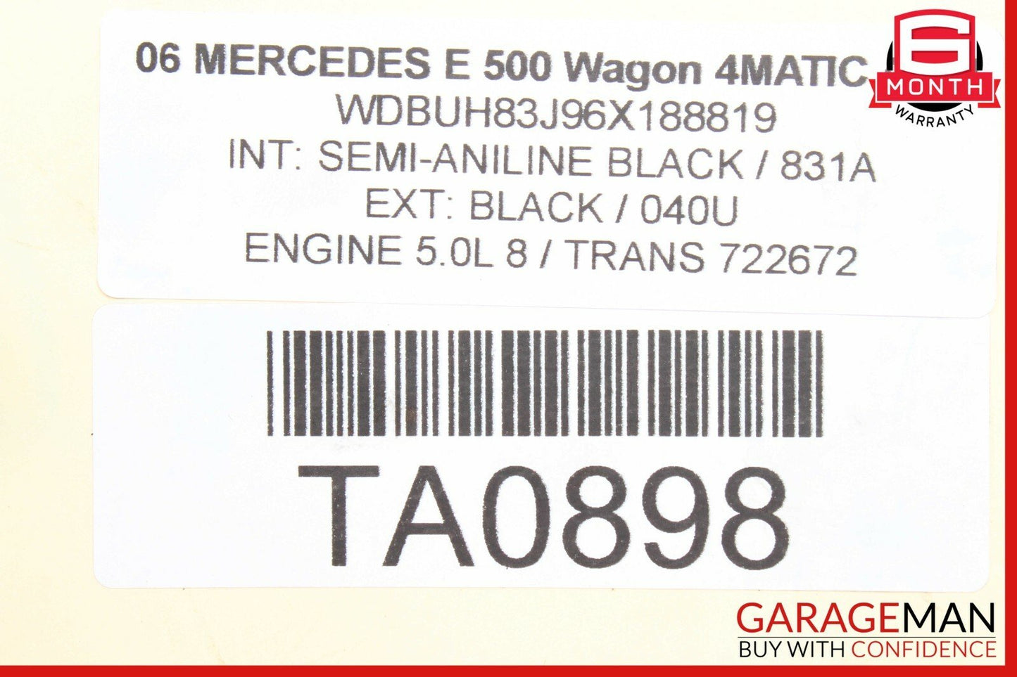 03-06 Mercedes E500 CL500 S500 Engine Drive Belt Tensioner Idler Pulley
