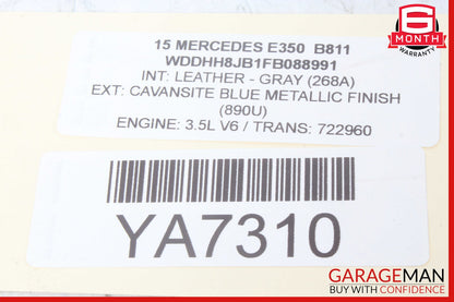 11-16 Mercedes W212 E350 Rear Left 3rd Third Row Seatbelt Retractor OEM