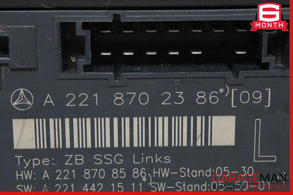 07-13 Mercedes W221 S550 S63 Front Left Driver Side Under Seat Control Unit OEM