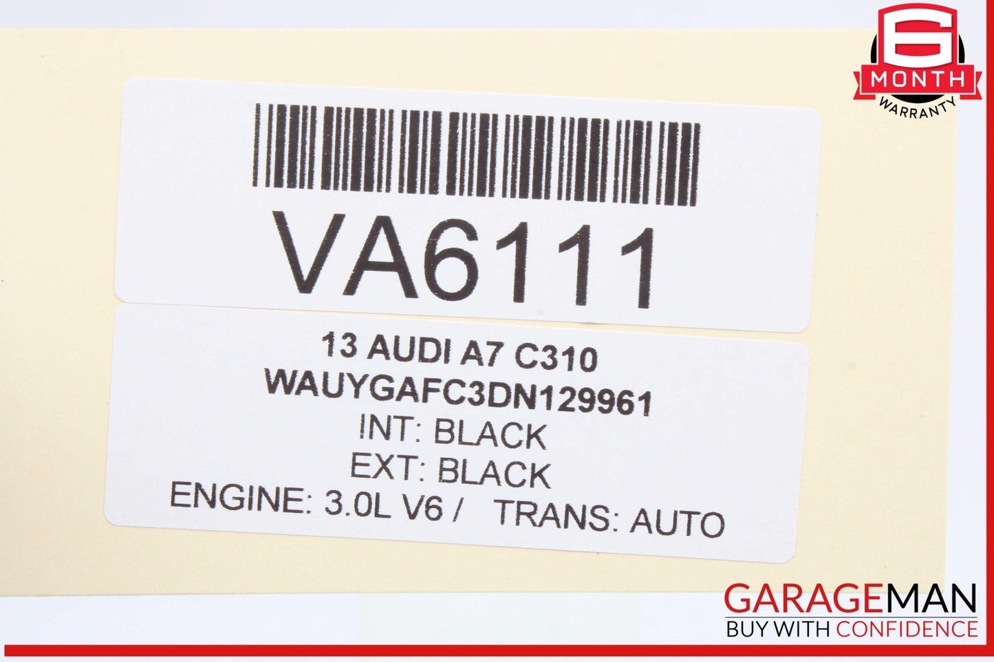 12-18 Audi A7 SQ5 Rear Left Driver Side Window Regulator Motor 8K0959802B