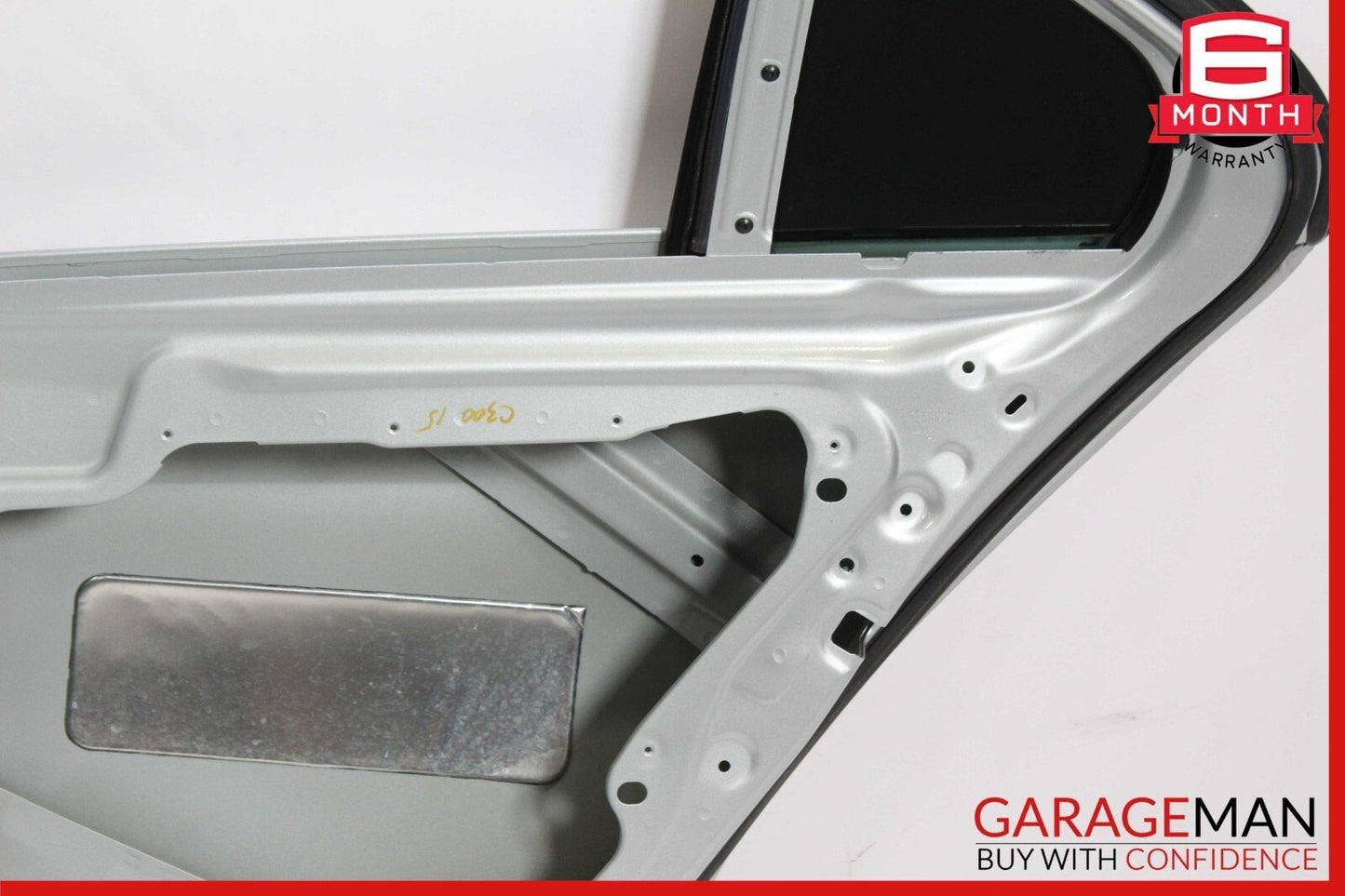 15-20 Mercedes W205 C300 Sedan Rear Right Side Exterior Door Shell Silver OEM