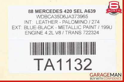 86-95 Mercedes R129 300SL 500SL ABS Antilock Brake Control Module 0055452132 OEM