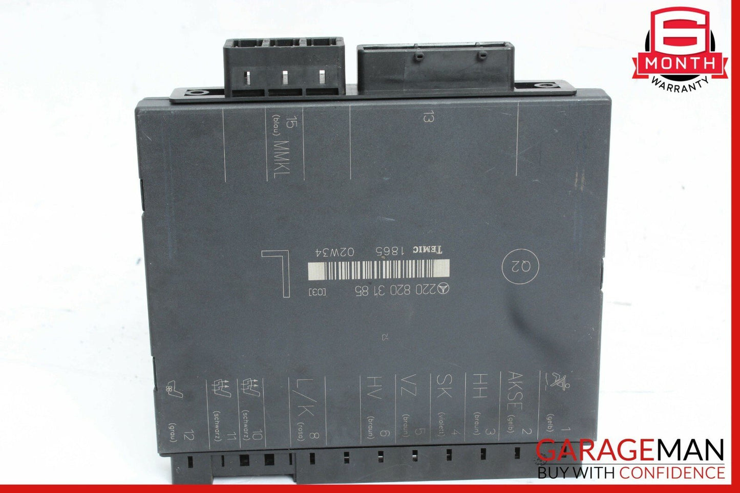 03-06 Mercedes W220 S430 S500 S600 Front Left Side Seat Control Module OEM