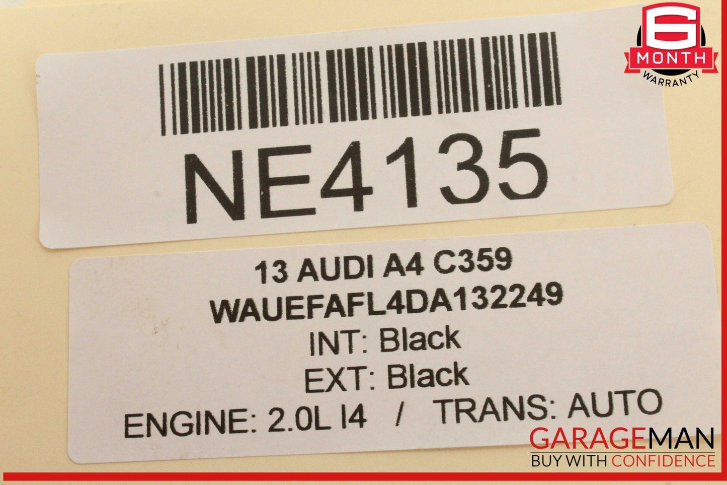 09-17 Audi A4 Q5 A5 Front Left Side Suspension Upper Forward Control Arm OEM