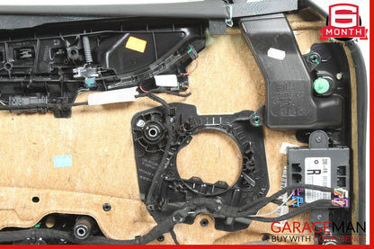 14-17 Maserati Ghibli Front Right Side Complete Interior Door Panel Black OEM