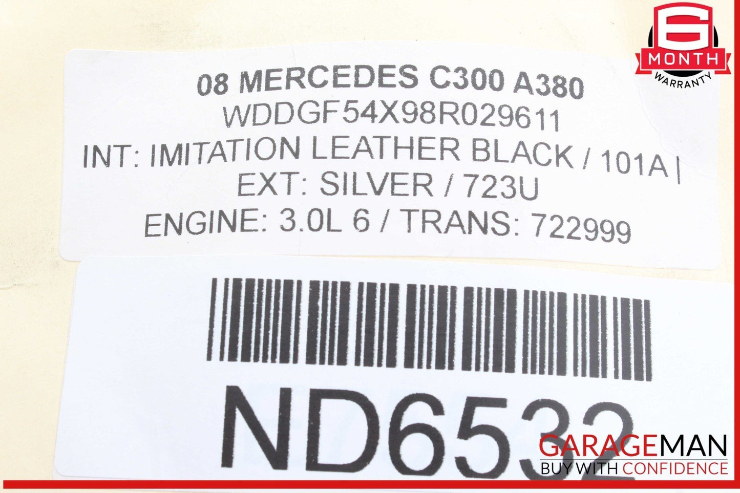 08-11 Mercedes W204 C300 C350 Anti Theft Alarm Signal Horn Siren 2048203826 OEM