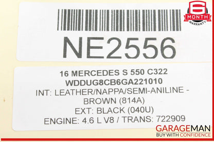 14-17 Mercedes W222 S550 Rear Left Driver Side CV Axle Half Shaft 2223508002 OEM