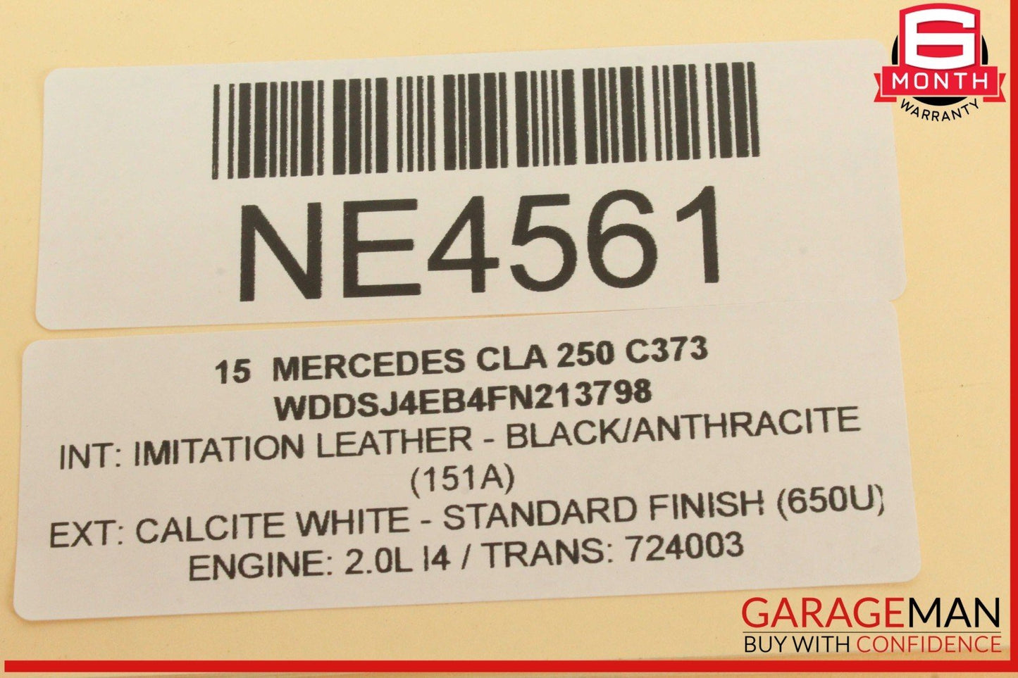 14-19 Mercedes W117 CLA250 CLA45 AMG Front Right Side Door Lock Latch Actuator