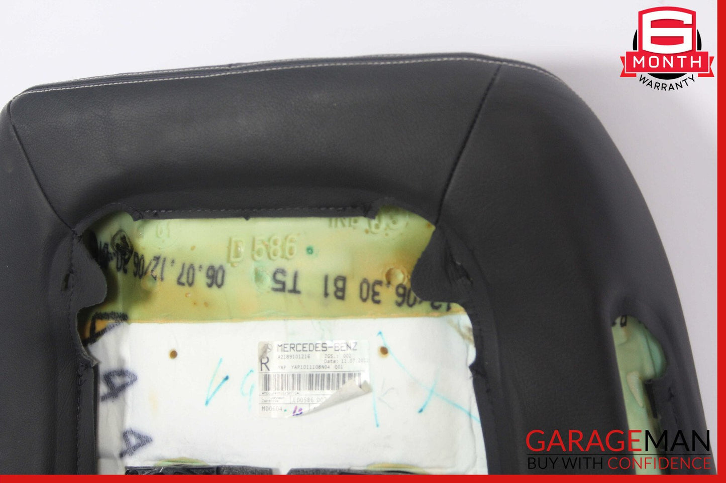 12-14 Mercedes W218 CLS550 Top Upper Seat Cushion Front Right Passenger Side OEM