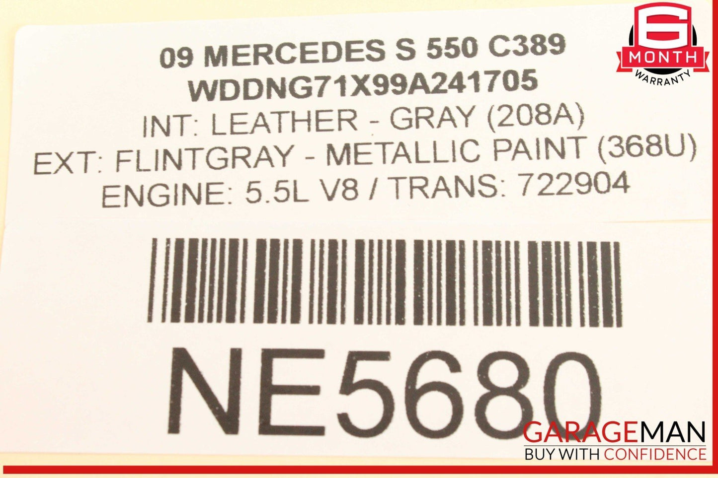 07-14 Mercedes W221 S550 S600 CL550 Headlight Head Light Switch Control Module