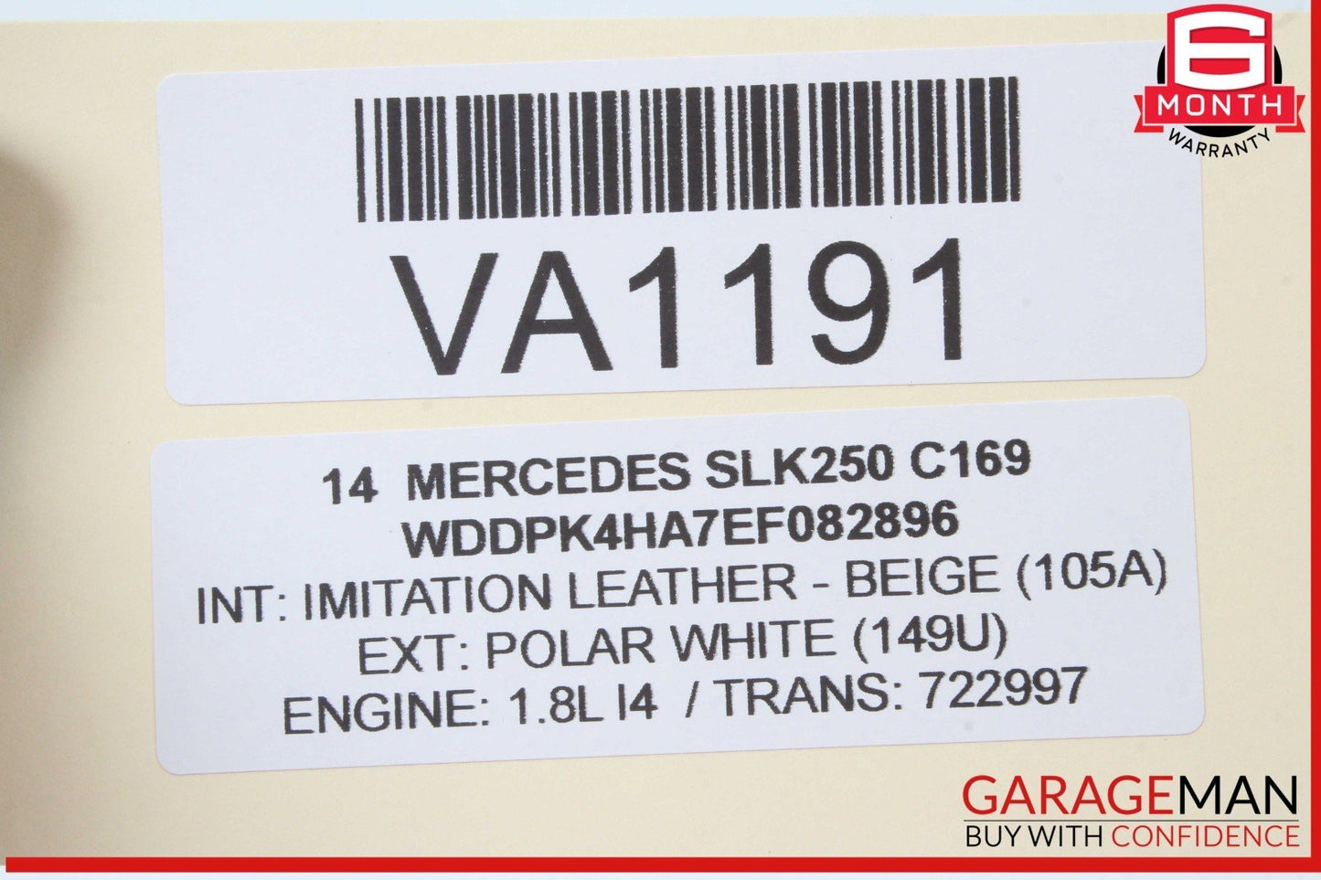 08-18 Mercedes R172 SLK250 C300 CLS550 Front Left Side Door Control Module OEM