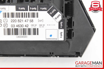00-06 Mercedes W220 S430 S55 AMG Rear Left Driver Side Seat Control Switch OEM