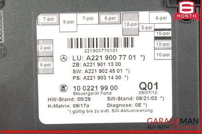 07-13 Mercedes W221 S550 S400 Rear Right or Left Side Door Control Module OEM
