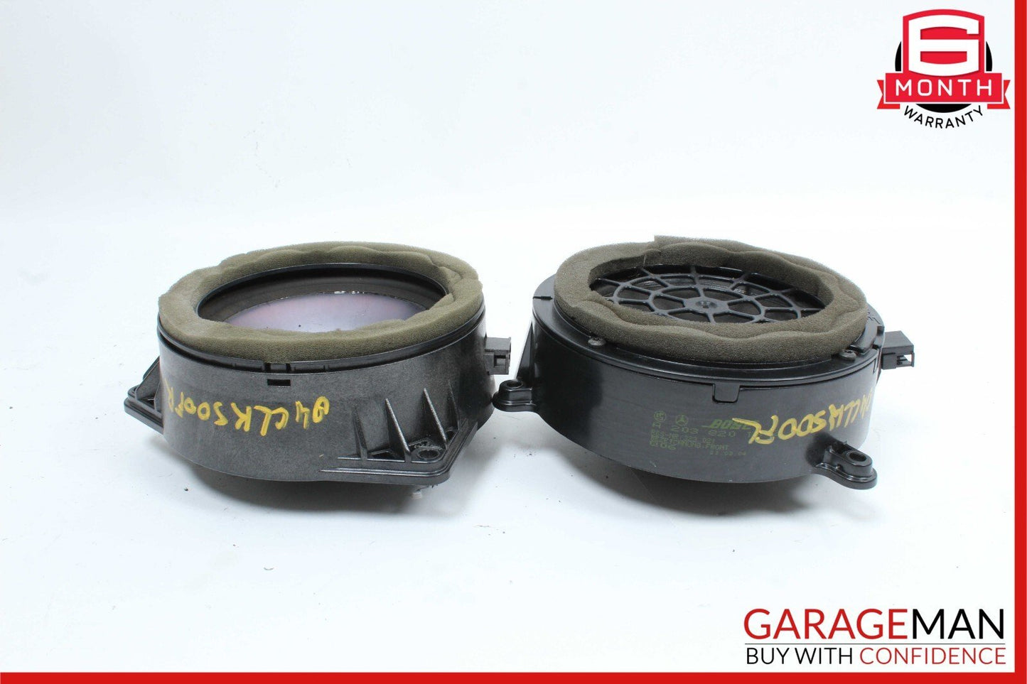03-09 Mercedes W203 C230 CLK350 Front Right & Left Door Audio Sound Speaker Set